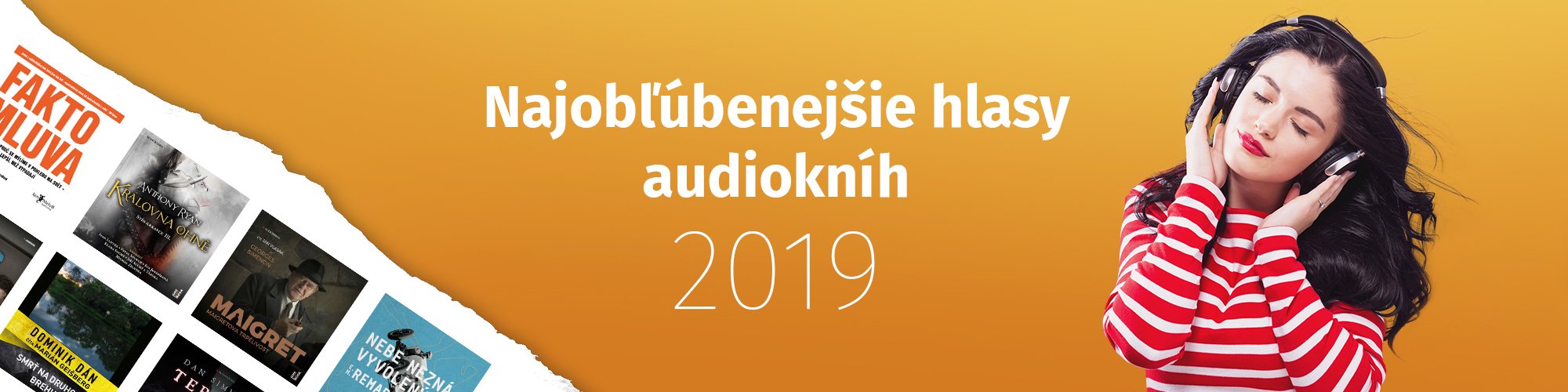 Nejobľúbenejší rozprávači audiokníh roku 2019
