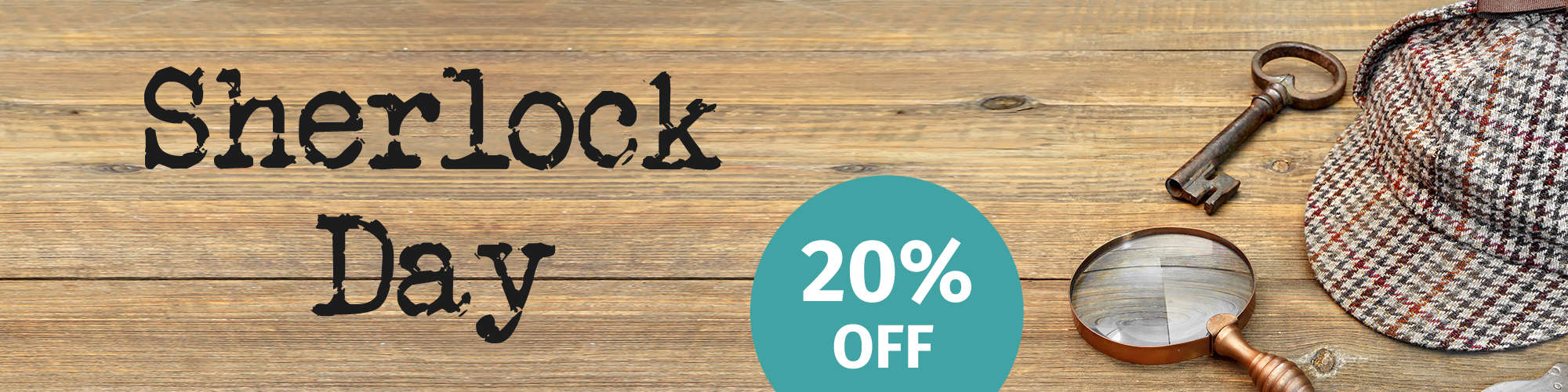 Sherlock Day 20% OFF