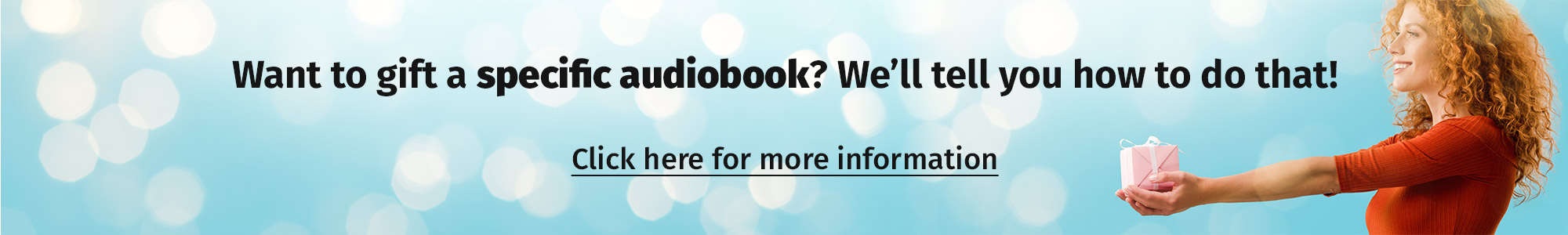 Want to gift a specific audiobook?