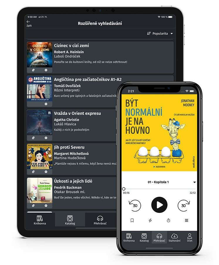 Audiolibrix PLUS v aplikaci