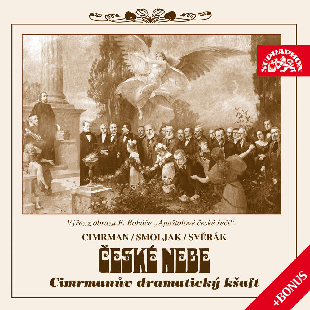 Obal audioknihy České nebe aneb Cimrmanův dramatický kšaft + bonus
