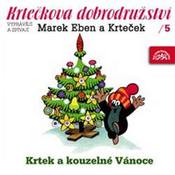 Audiokniha Krtečkova dobrodružství 5 - Krtek a kouzelné Vánoce - Jan Fuchs - Marek Eben
