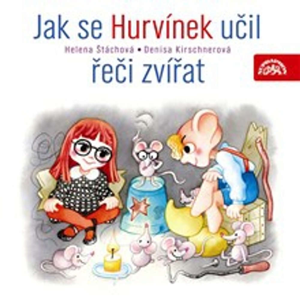 Obal audioknihy Jak se Hurvínek učil řeči zvířat