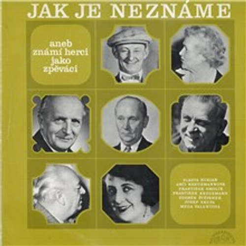 Audiokniha Jak je neznáme aneb známí herci jako zpěváci - Vladimír Müller - Václav Voska Audiokniha Jak je neznáme aneb známí herci jako zpěváci - Vladimír Müller - Václav Voska