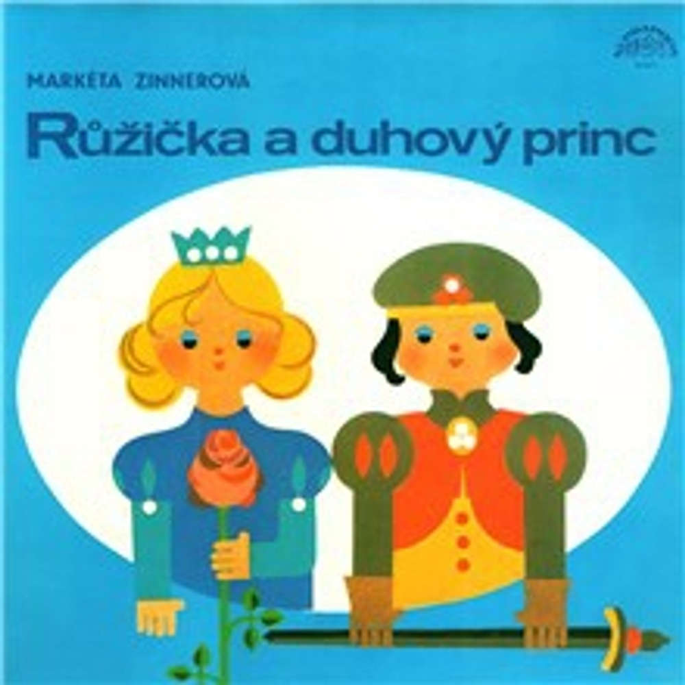 Obal audioknihy Růžička a duhový princ