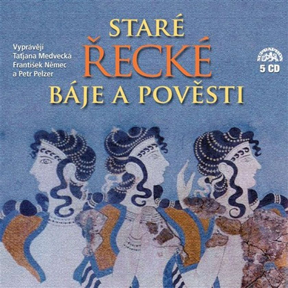 Obal audioknihy Staré řecké báje a pověsti (komplet 5 alb)
