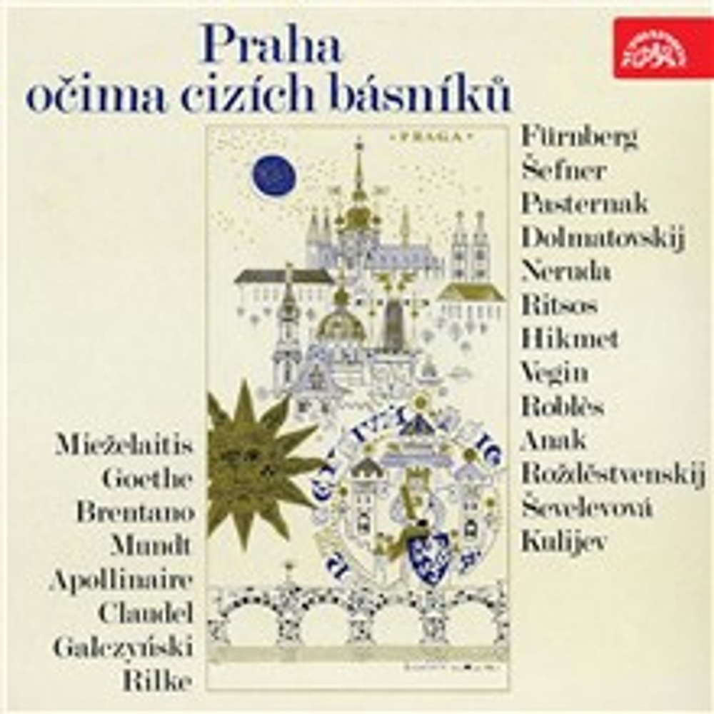 Obal audioknihy Praha očima cizích básníků