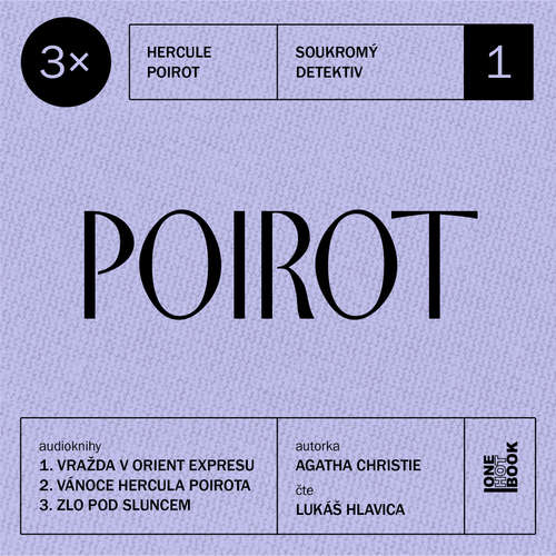 Audiokniha 3x Poirot #1 - Agatha Christie - Lukáš Hlavica