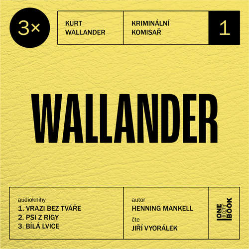 Audiokniha 3x Wallander #1 - Henning Mankell - Jiří Vyorálek