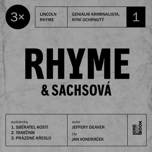 Audiokniha 3x Rhyme & Sachsová #1 - Jeffery Deaver - Jan Vondráček
