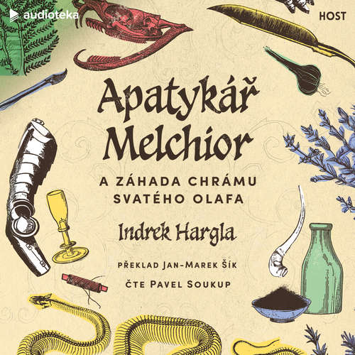Audiokniha Apatykář Melchior a záhada chrámu svatého Olafa - Indrek Hargla - Pavel Soukup