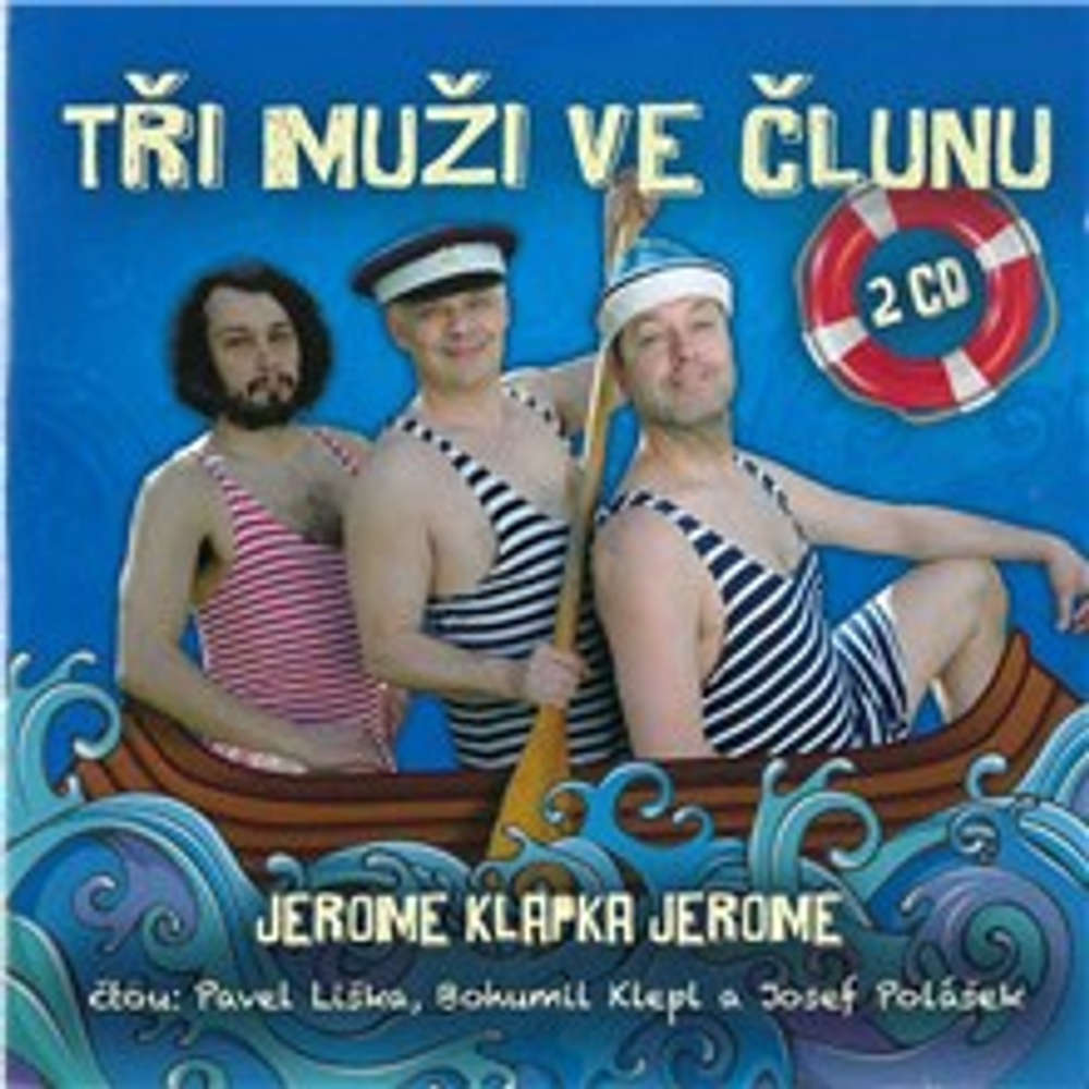 Obal audioknihy Tři muži ve člunu