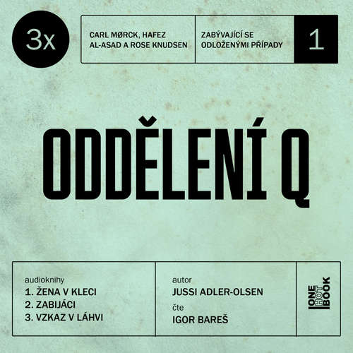 Audiokniha 3× Oddělení Q - Jussi Adler-Olsen - Igor Bareš