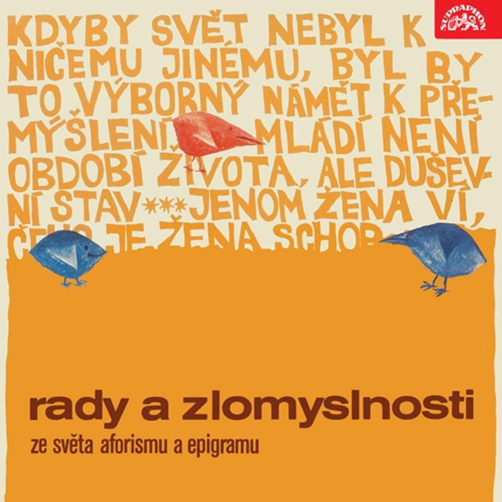 Obal audioknihy Rady a zlomyslnosti. Ze světa aforismu a epigramu