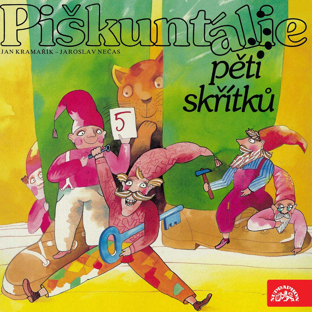 Obal audioknihy Piškuntálie pěti skřítků