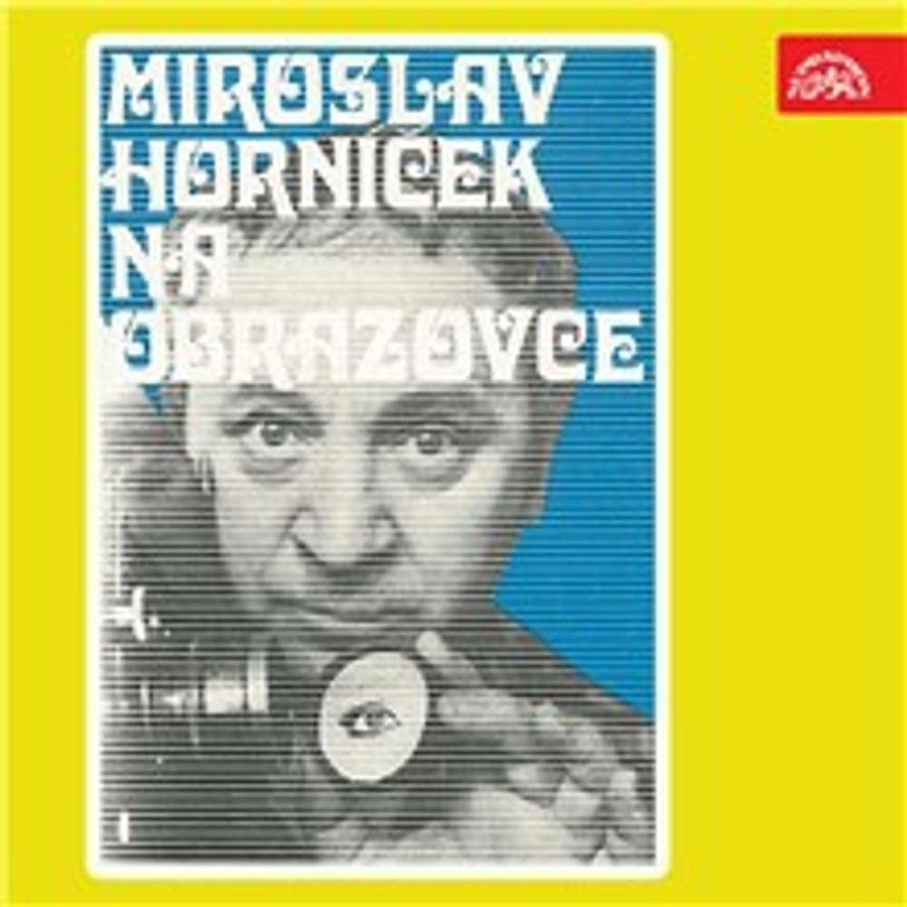 Obal audioknihy Miroslav Horníček na obrazovce