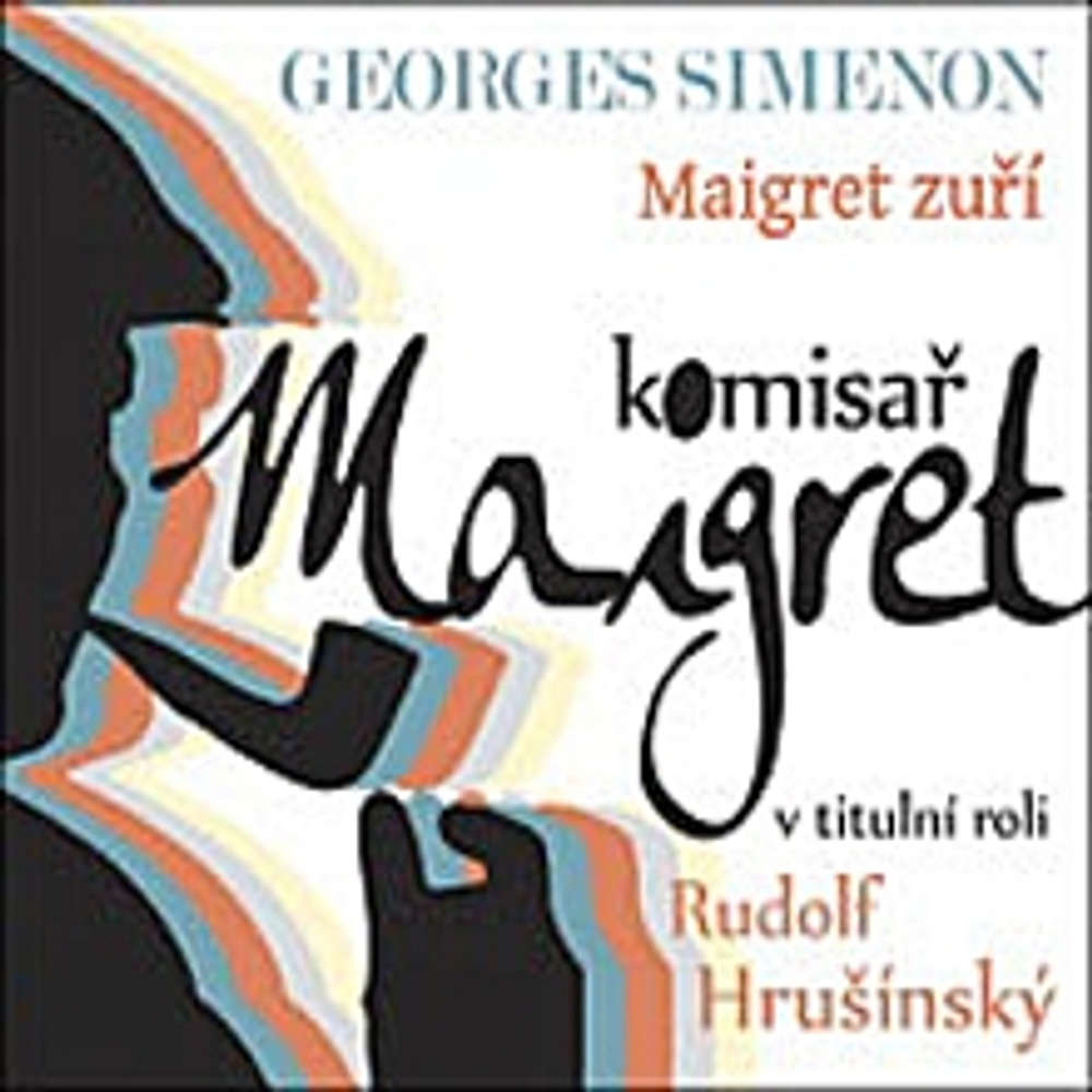 Obal audioknihy Maigret zuří