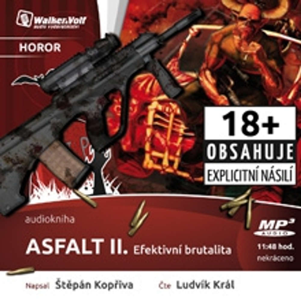 Obal audioknihy Asfalt II. - Efektivní brutalita