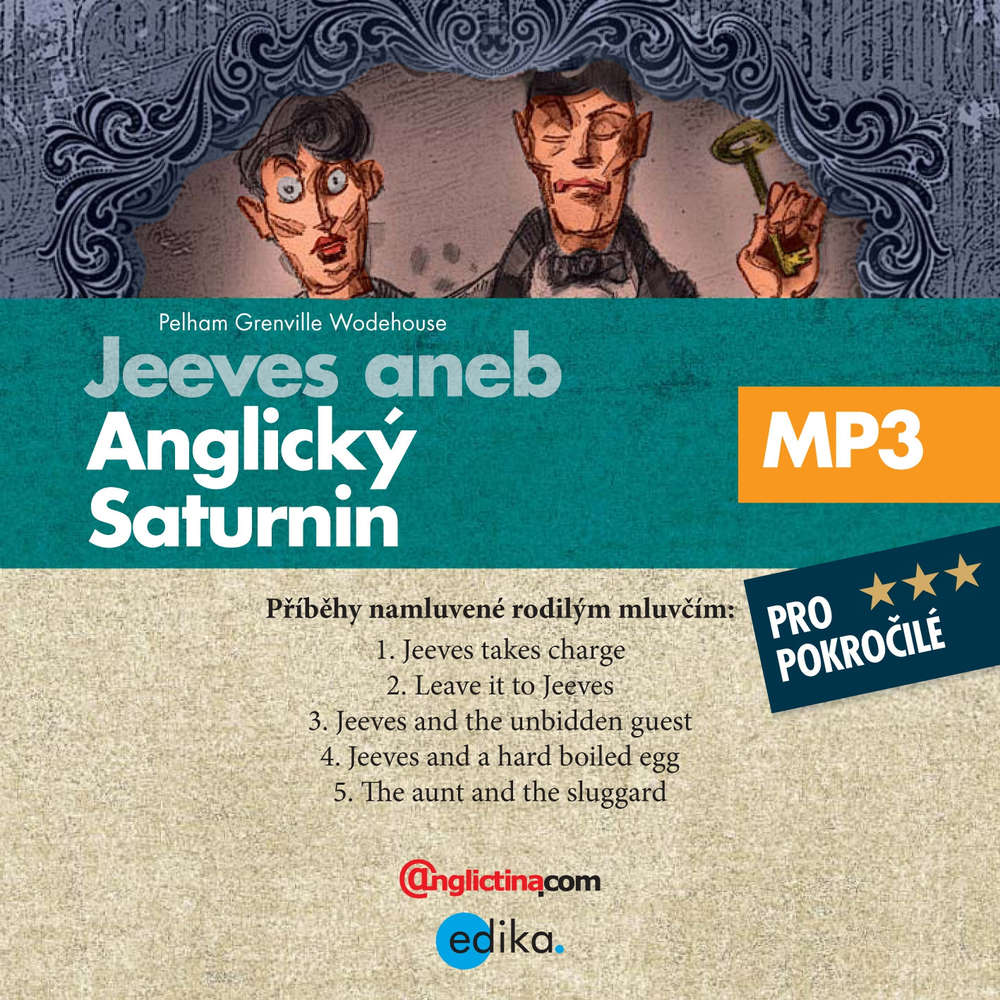 Obal audioknihy Jeeves aneb anglický Saturnin (EN)