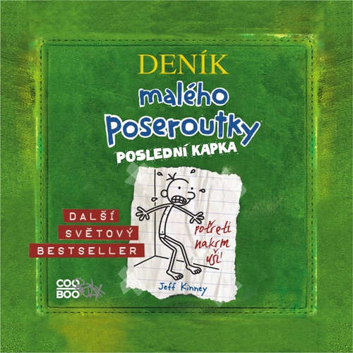 Audiokniha Deník malého poseroutky 3 - Poslední kapka - Jeff Kinney - Václav Kopta Audiokniha Deník malého poseroutky 3 - Poslední kapka - Jeff Kinney - Václav Kopta