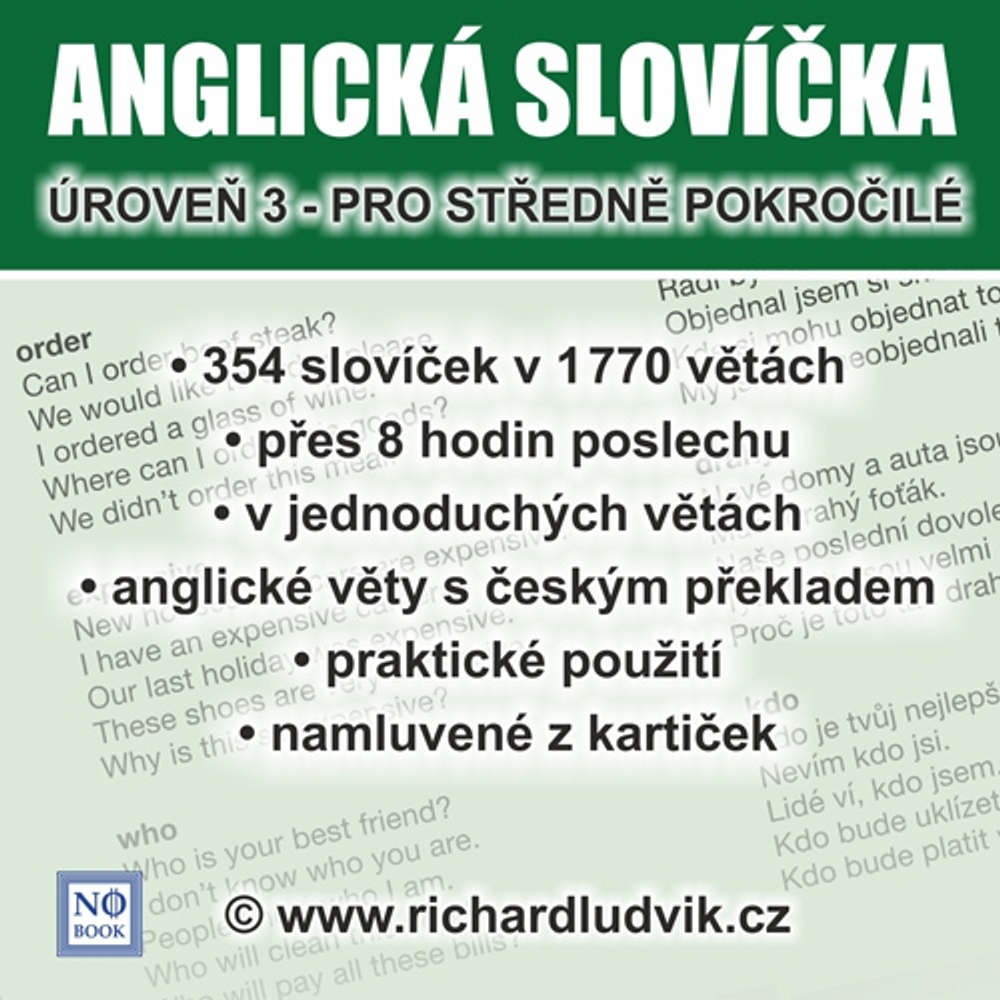 Obal audioknihy Anglická slovíčka - úroveň 3 pro středně pokročilé