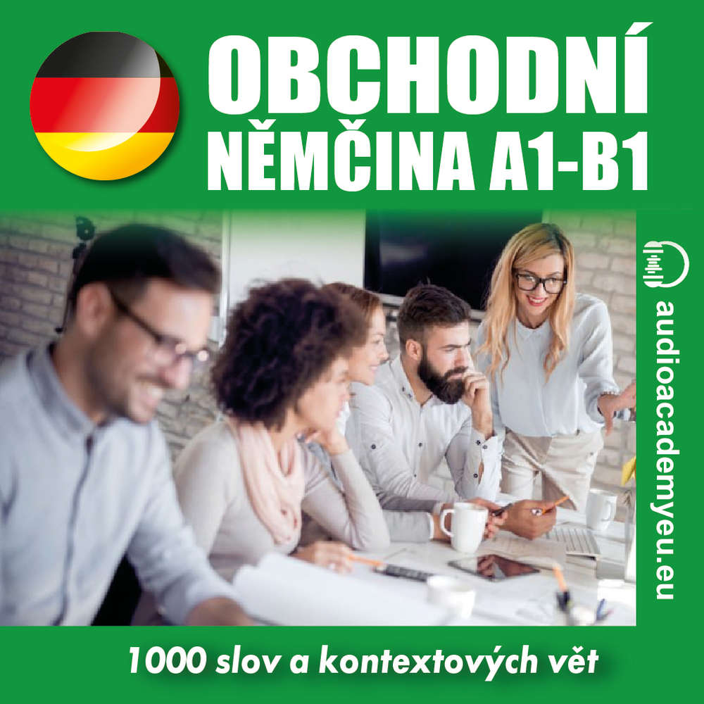 Obal audioknihy Obchodní němčina A1-B1