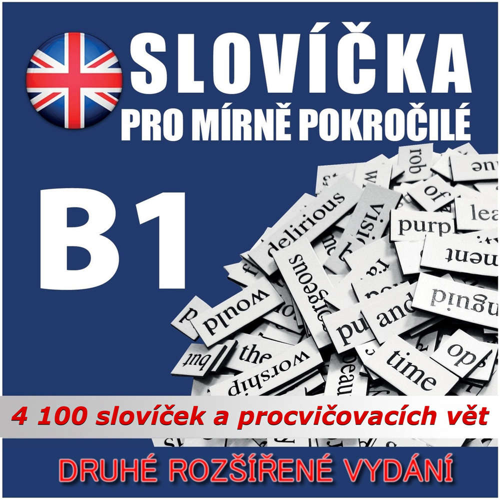 Obal audioknihy Angličtina - slovíčka pro mírně pokročilé B1