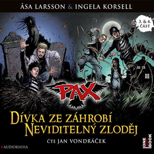 Audiokniha PAX 3, 4: Dívka ze záhrobí, Neviditelný zloděj - Asa Larsson - Jan Vondráček