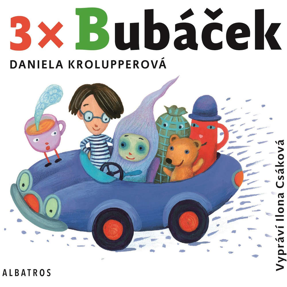 Obal audioknihy 3x Bubáček