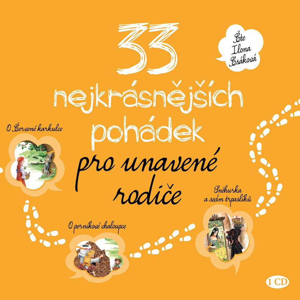 Obal audioknihy 33 nejkrásnějších pohádek pro unavené rodiče
