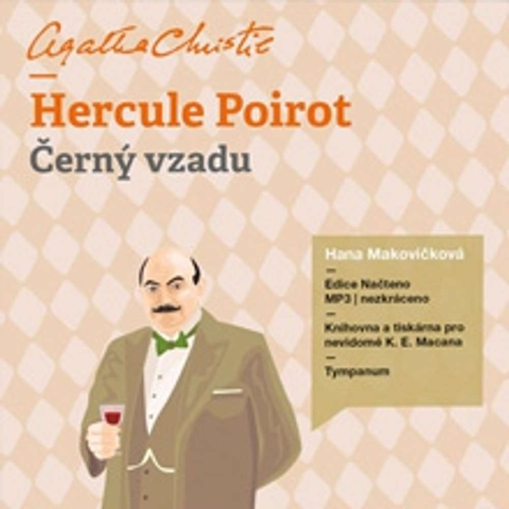 Obal audioknihy Hercule Poirot - Černý vzadu