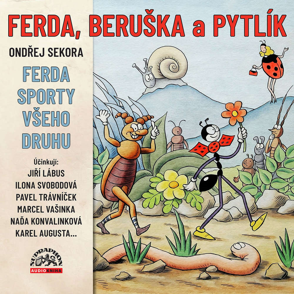Obal audioknihy Ferda, Beruška a Pytlík & Ferda sporty všeho druhu