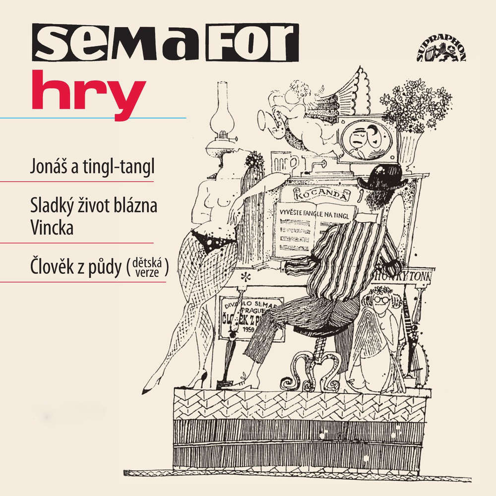Obal audioknihy Hry Jonáš a tingl-tangl, Sladký život blázna Vincka, Člověk z půdy