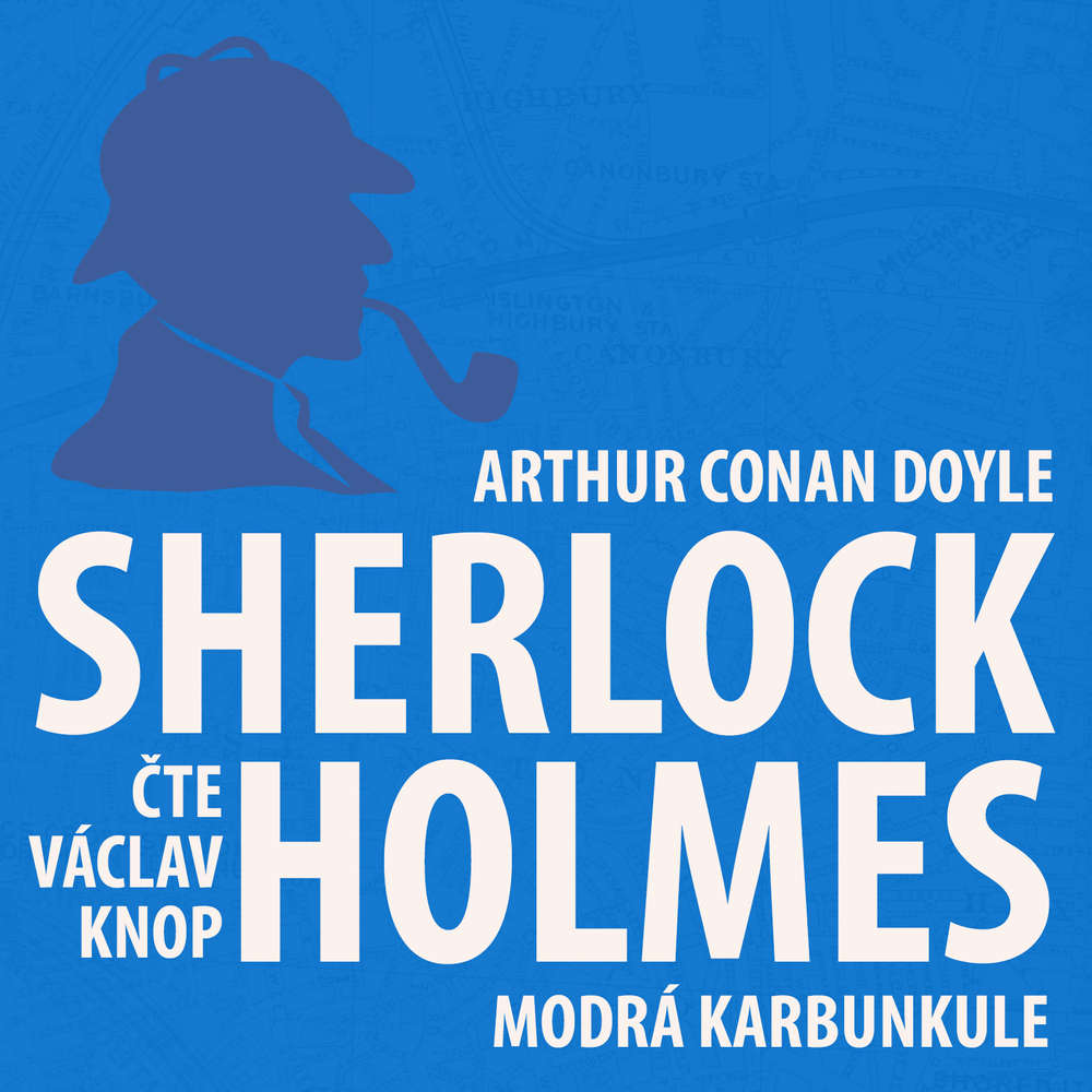 Obal audioknihy Dobrodružství Sherlocka Holmese 7 - Modrá karbunkule