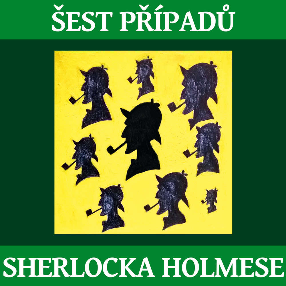 Obal audioknihy 6 případů Sherlocka Holmese