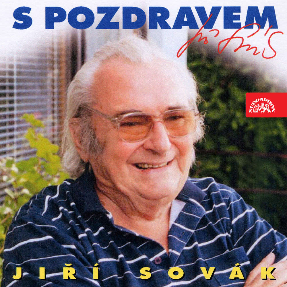 Obal audioknihy S pozdravem Jiří Sovák