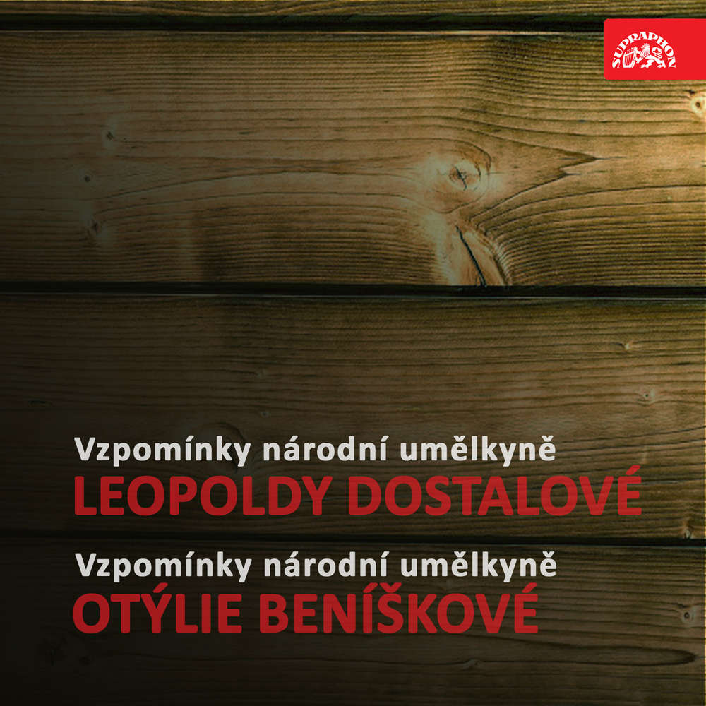 Obal audioknihy Vzpomínky národní umělkyně Leopoldy Dostalové