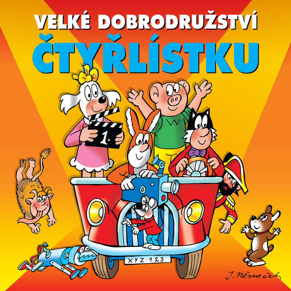 Obal audioknihy Velké dobrodružství Čtyřlístku