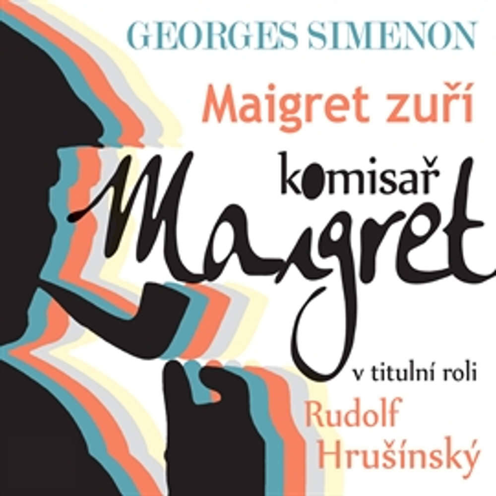 Obal audioknihy Maigret zuří