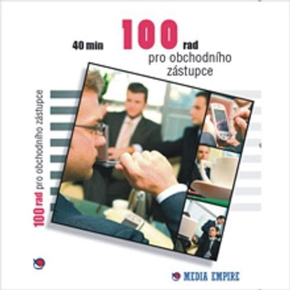 Obal audioknihy 100 rad pro obchodního zástupce