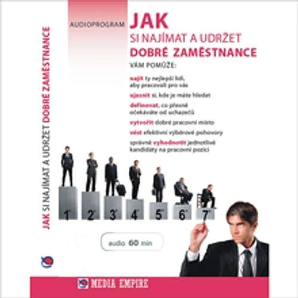 Obal audioknihy Jak si najímat a udržet dobré zaměstnance