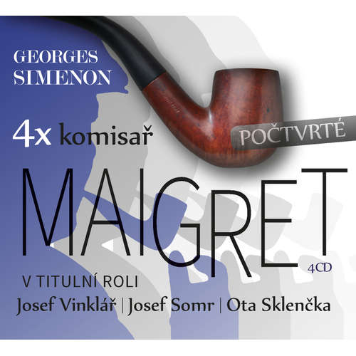 Audiokniha 4x komisař Maigret počtvrté - Georges Simenon - František Němec Audiokniha 4x komisař Maigret počtvrté - Georges Simenon - František Němec