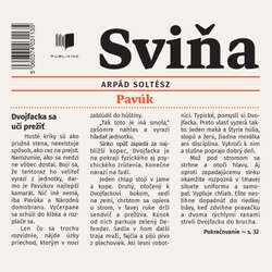 Audiokniha Sviňa - Arpád Soltész - Peter Kočiš