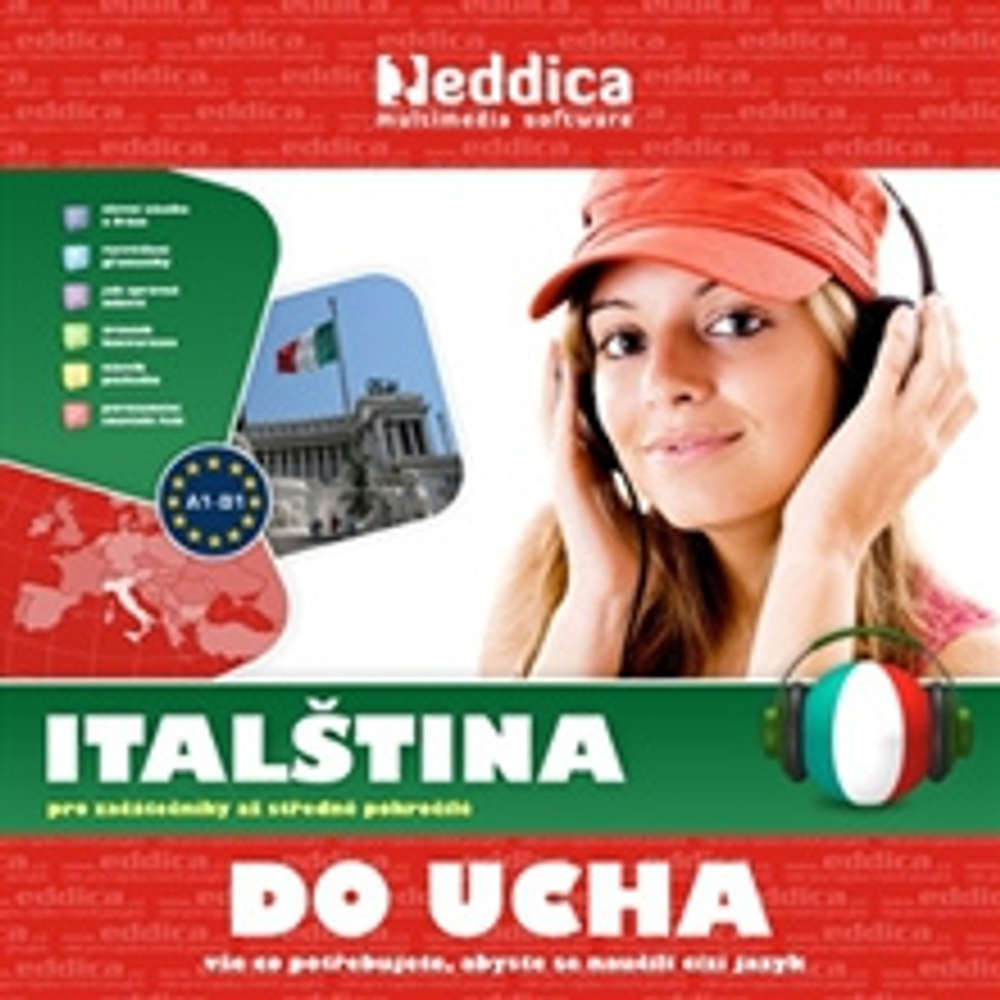 Obal audioknihy Italština do ucha