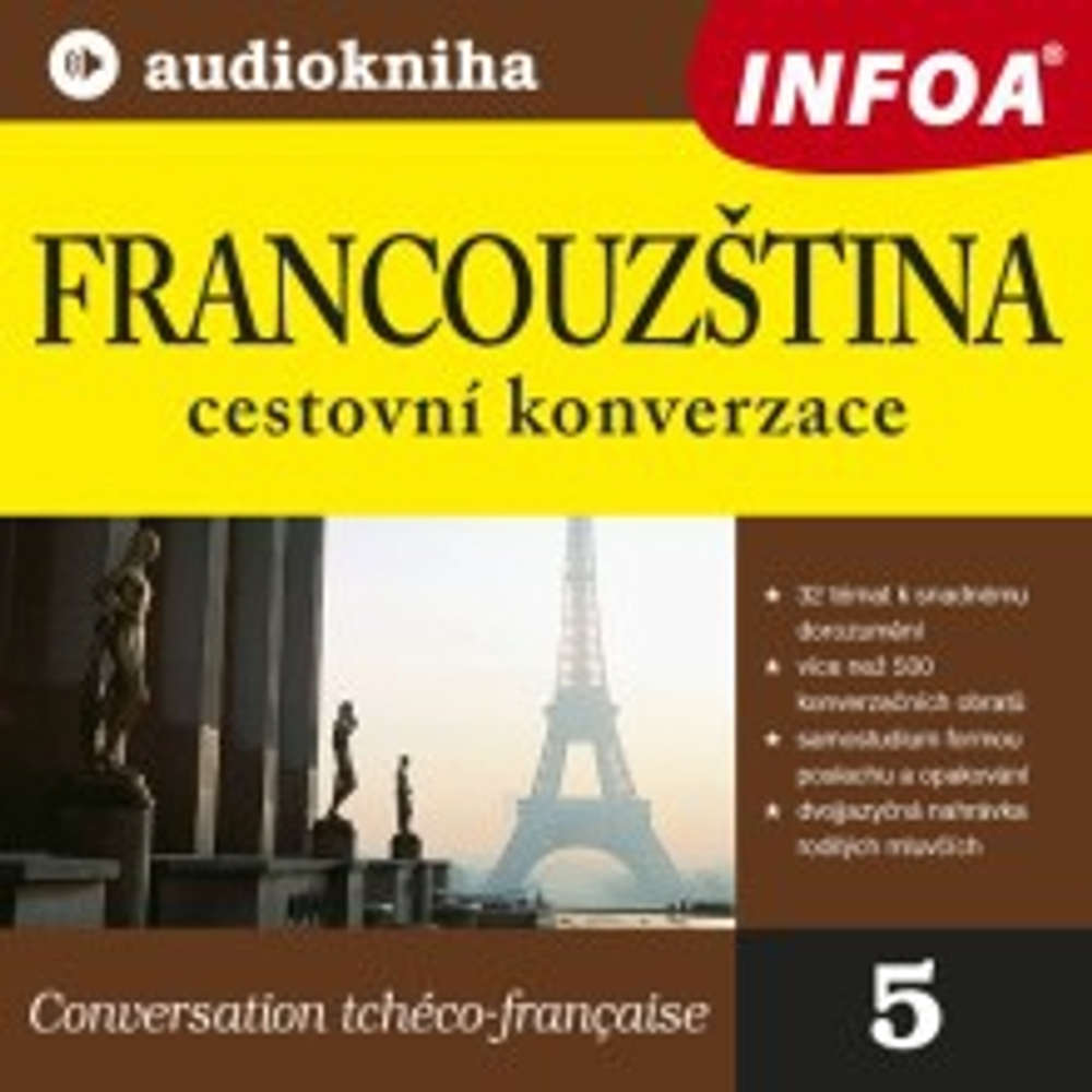 Obal audioknihy Francouzština - cestovní konverzace