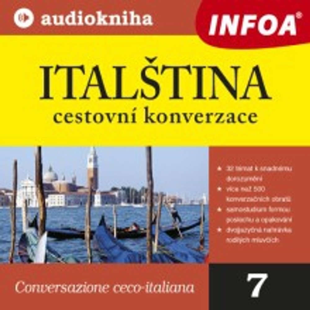 Obal audioknihy Italština - cestovní konverzace