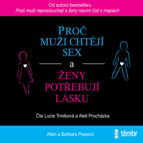Audiokniha Proč muži chtějí sex a ženy potřebují lásku - Allan Pease - Lucie Trmíková Audiokniha Proč muži chtějí sex a ženy potřebují lásku - Allan Pease - Lucie Trmíková