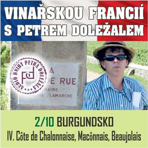 Audiokniha Vinařskou Francií s Petrem Doležalem: Burgundsko (IV. Cote de Chalonnaise, Maconnais, Beaujolais) - Petr Doležal - Petr Doležal Audiokniha Vinařskou Francií s Petrem Doležalem: Burgundsko (IV. Cote de Chalonnaise, Maconnais, Beaujolais) - Petr Doležal - Petr Doležal