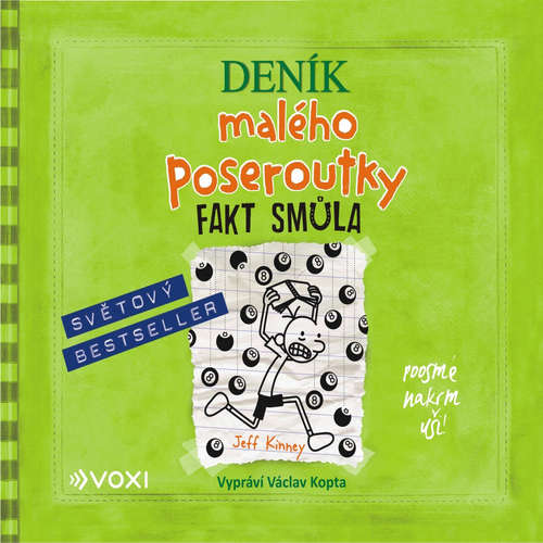 Audiokniha Deník malého poseroutky 8 – Fakt smůla - Jeff Kinney - Václav Kopta Audiokniha Deník malého poseroutky 8 – Fakt smůla - Jeff Kinney - Václav Kopta