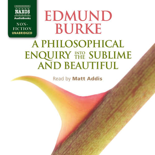 Audiobook A Philosophical Enquiry into the Sublime and Beautiful (EN) - Edmund Burke - Matt Addis